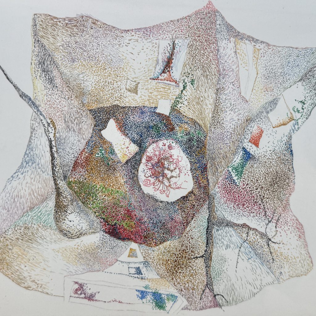 "Blick aus dem Hoffenster" - Wolfgang Felber • Kunst & Antiquitäten Berlin