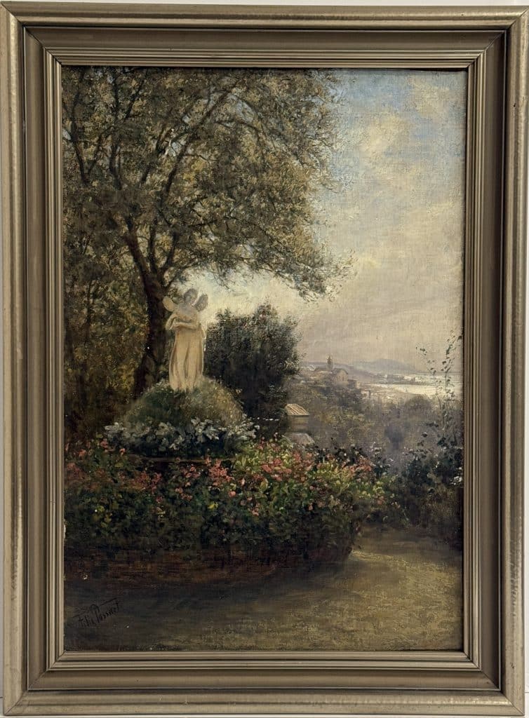 Gemälde "villa" von felix possart