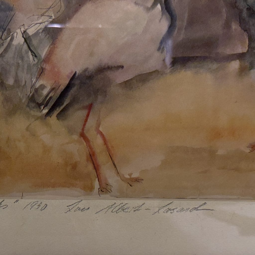Drei Flamingos, 1930 - Lou Albert-Lasard – jetzt im Kunsthandel Berlin entdecken Drei Flamingos, 1930 - Lou Albert-Lasard • Kunst & Antiquitäten Berlin