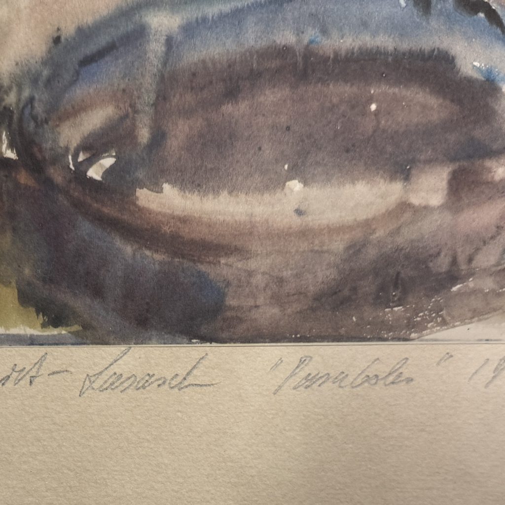 Hornvogel am Wassergefäß - Lou Albert-Lasard – jetzt im Kunsthandel Berlin entdecken Hornvogel am Wassergefäß - Lou Albert-Lasard • Kunst & Antiquitäten Berlin