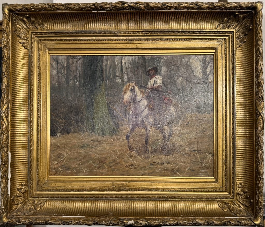 Albert Baur - Ein Reiter • Kunst & Antiquitäten Berlin