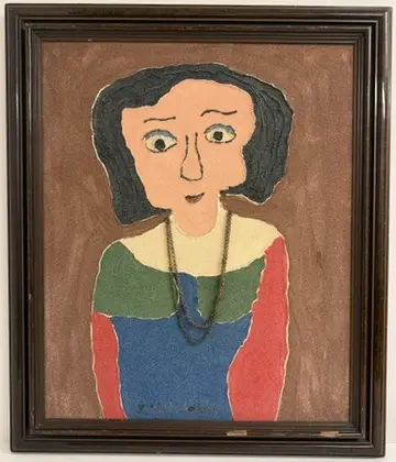 Frau mit kette - willi mühlenhaupt