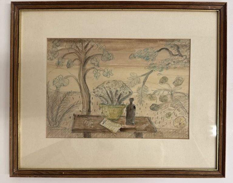 Fensterausblick - Wolf Hoffmann • Kunst & Antiquitäten Berlin
