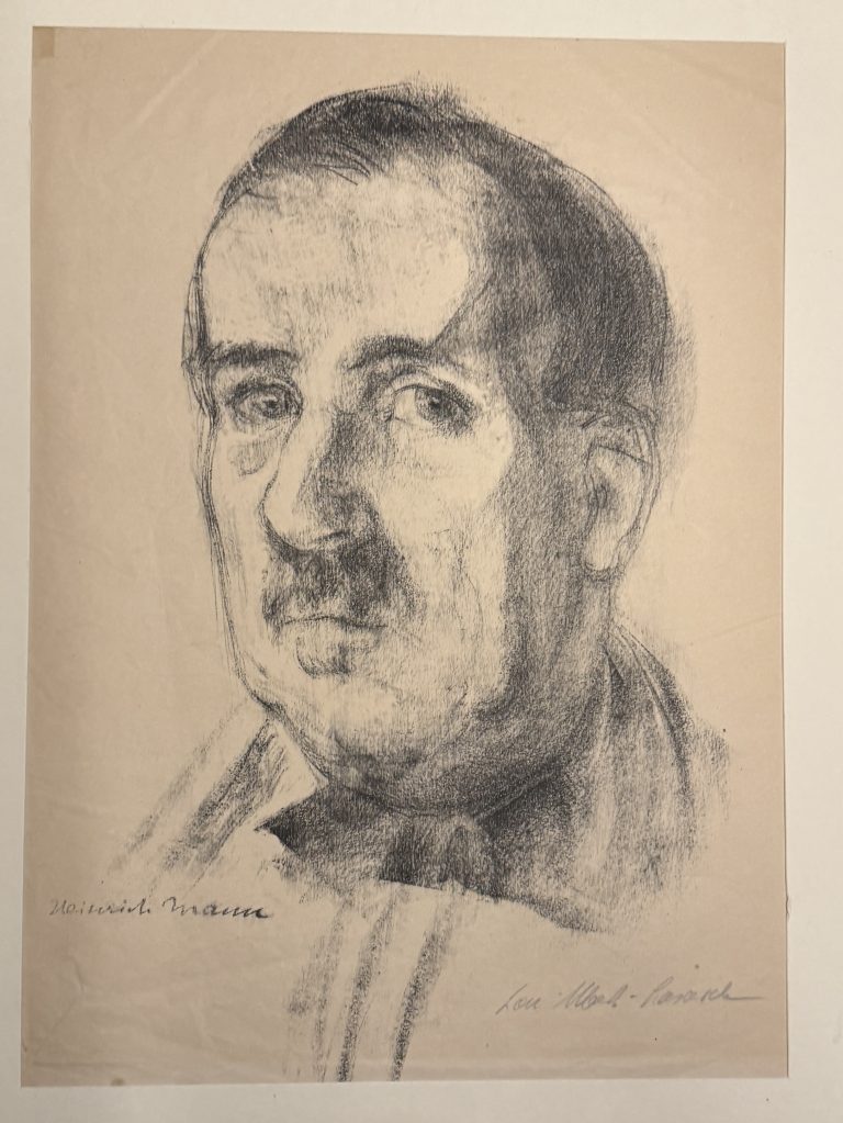 Porträt Heinrich Mann - Lou Albert-Lasard • Kunst & Antiquitäten Berlin