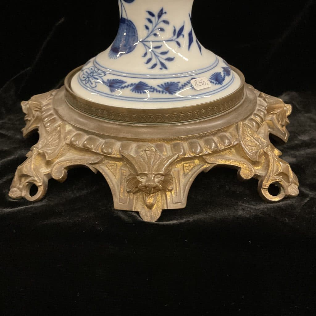 Meißner lampe i – jetzt im kunsthandel berlin entdecken Lampe meissen handbemalt, manufakturzeichen i
