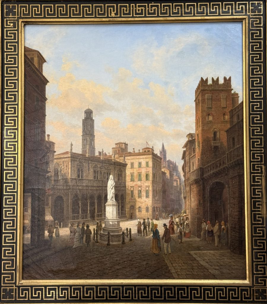 Heinrich (Henry) Jaeckel - Piazza della Signoria Verona • Kunst & Antiquitäten Berlin