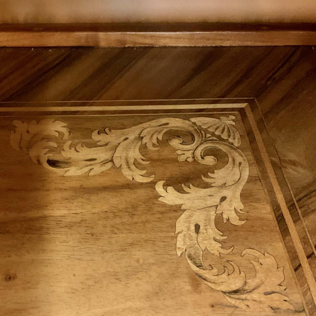 Damensekretär 2. Hälfte 19. Jh (Spätbiedermeier hingehend zum Louis-Phillippes Stil)