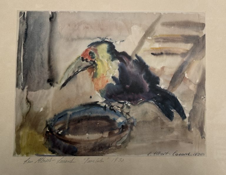 Hornvogel am Wassergefäß - Lou Albert-Lasard • Kunst & Antiquitäten Berlin