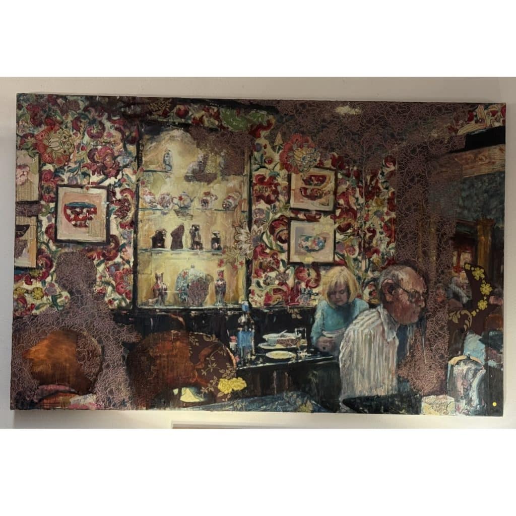 Das gemälde café richoux -von pippa ridley