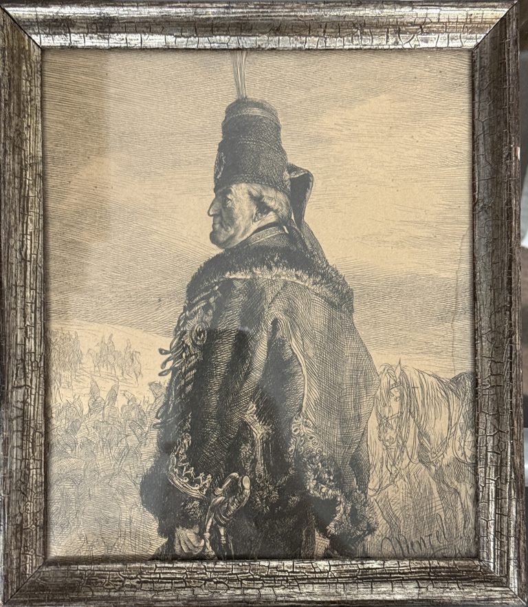 „Schwerin“ – Eduard Kretzschmar nach Adolph von Menzel • Kunst & Antiquitäten Berlin