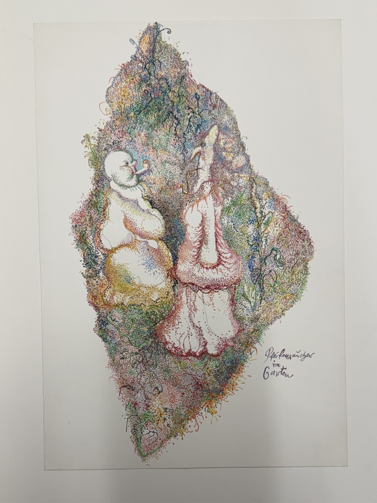 "Pfeifenraucher im Garten" - Wolfgang Felber – jetzt im Kunsthandel Berlin entdecken "Pfeifenraucher im Garten" - Wolfgang Felber • Kunst & Antiquitäten Berlin