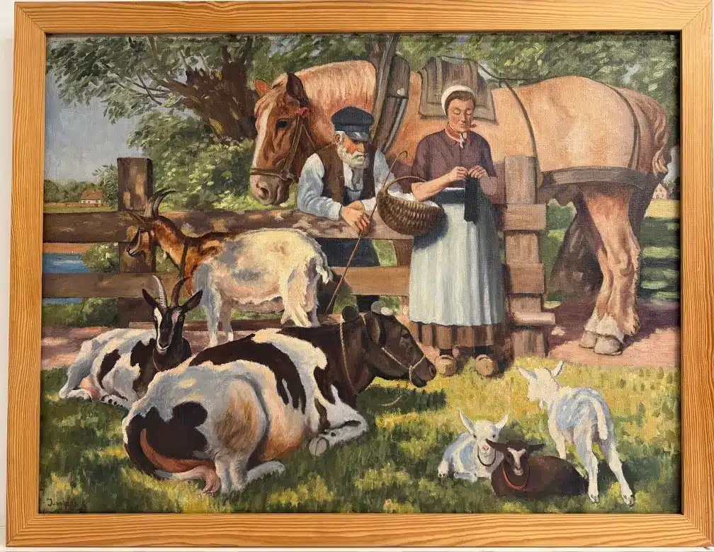 Das gemälde das landleben von julius paul junghanns