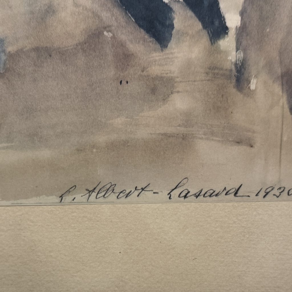 Hornvogel am Wassergefäß - Lou Albert-Lasard – jetzt im Kunsthandel Berlin entdecken Hornvogel am Wassergefäß - Lou Albert-Lasard • Kunst & Antiquitäten Berlin