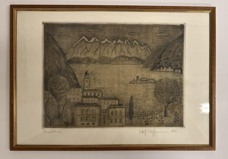 Gebirgslandschaft - Wolf Hoffmann • Kunst & Antiquitäten Berlin