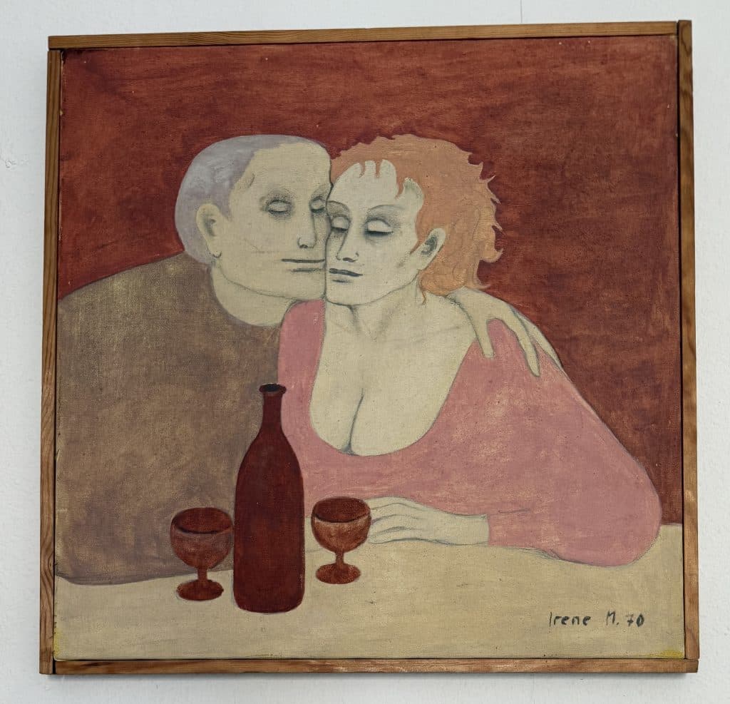 Mit irene beim wein - willi mühlenhaupt • kunst & antiquitäten berlin