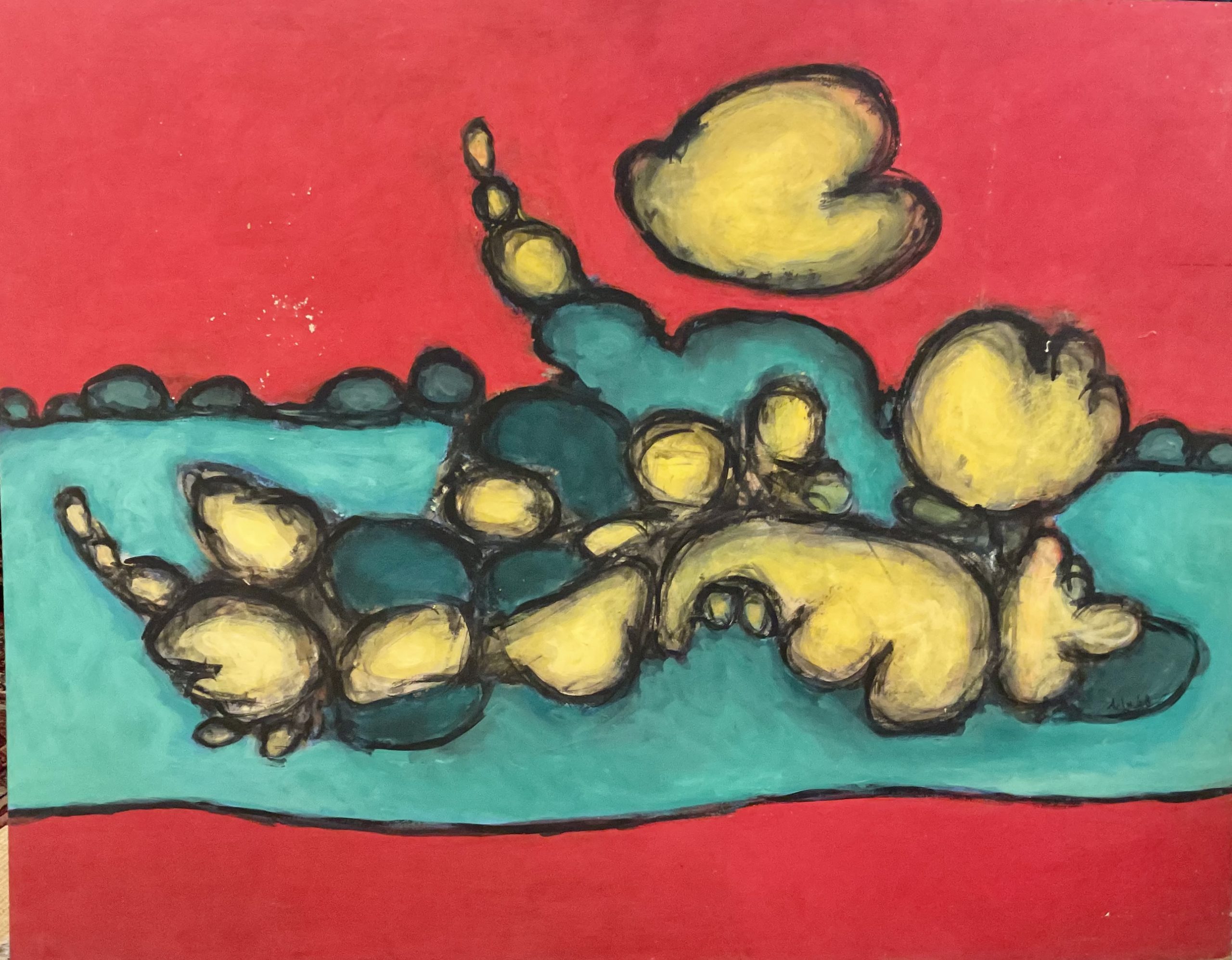 Grüner fluss – jetzt im kunsthandel berlin entdecken Grüner fluss • kunst & antiquitäten berlin