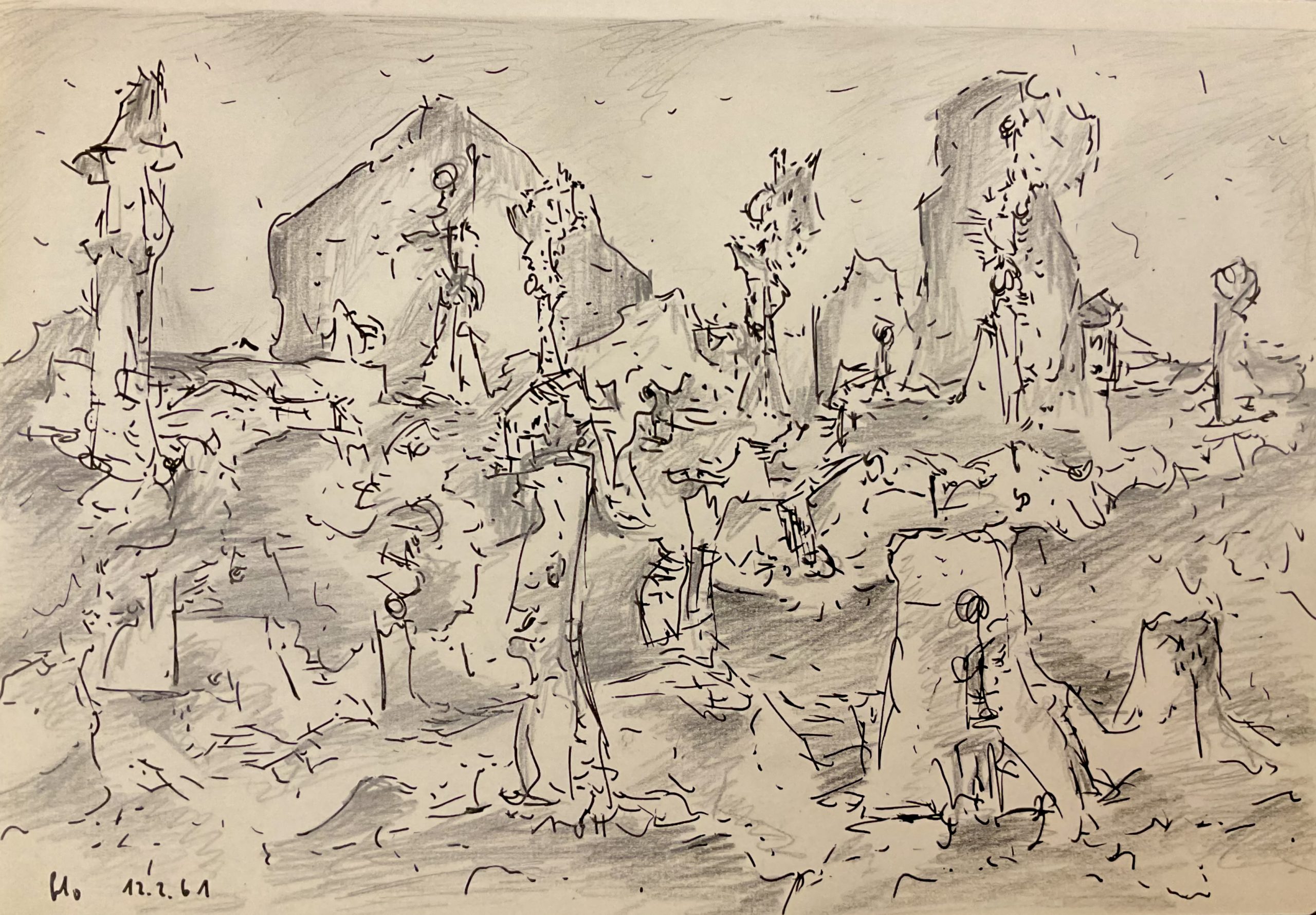 Abstrakte figuration nr. 3 – jetzt im kunsthandel berlin entdecken Abstrakte figuration nr. 3 • kunst & antiquitäten berlin