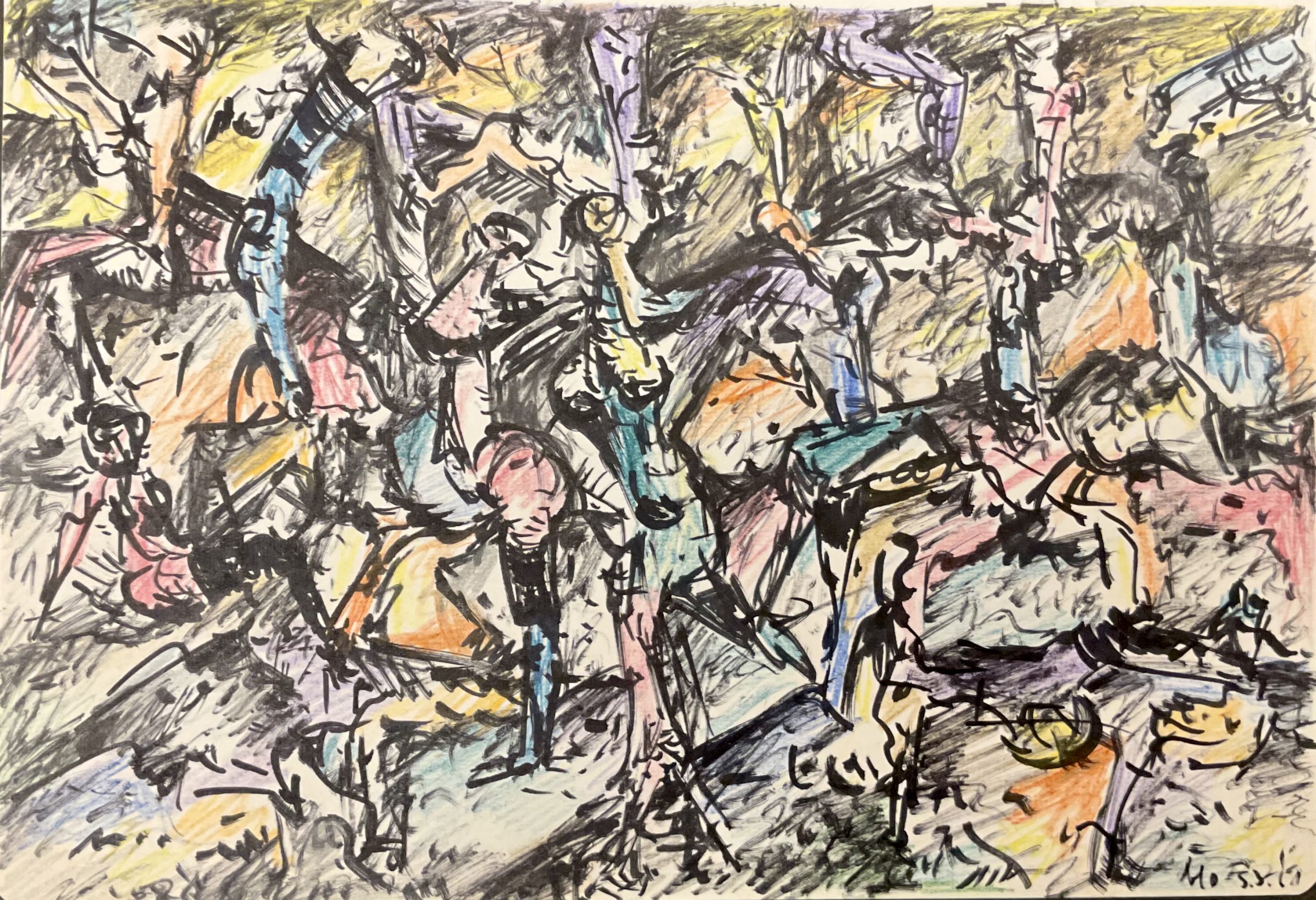 Abstrakte figuration nr. 5 – jetzt im kunsthandel berlin entdecken Abstrakte figuration nr. 5 • kunst & antiquitäten berlin