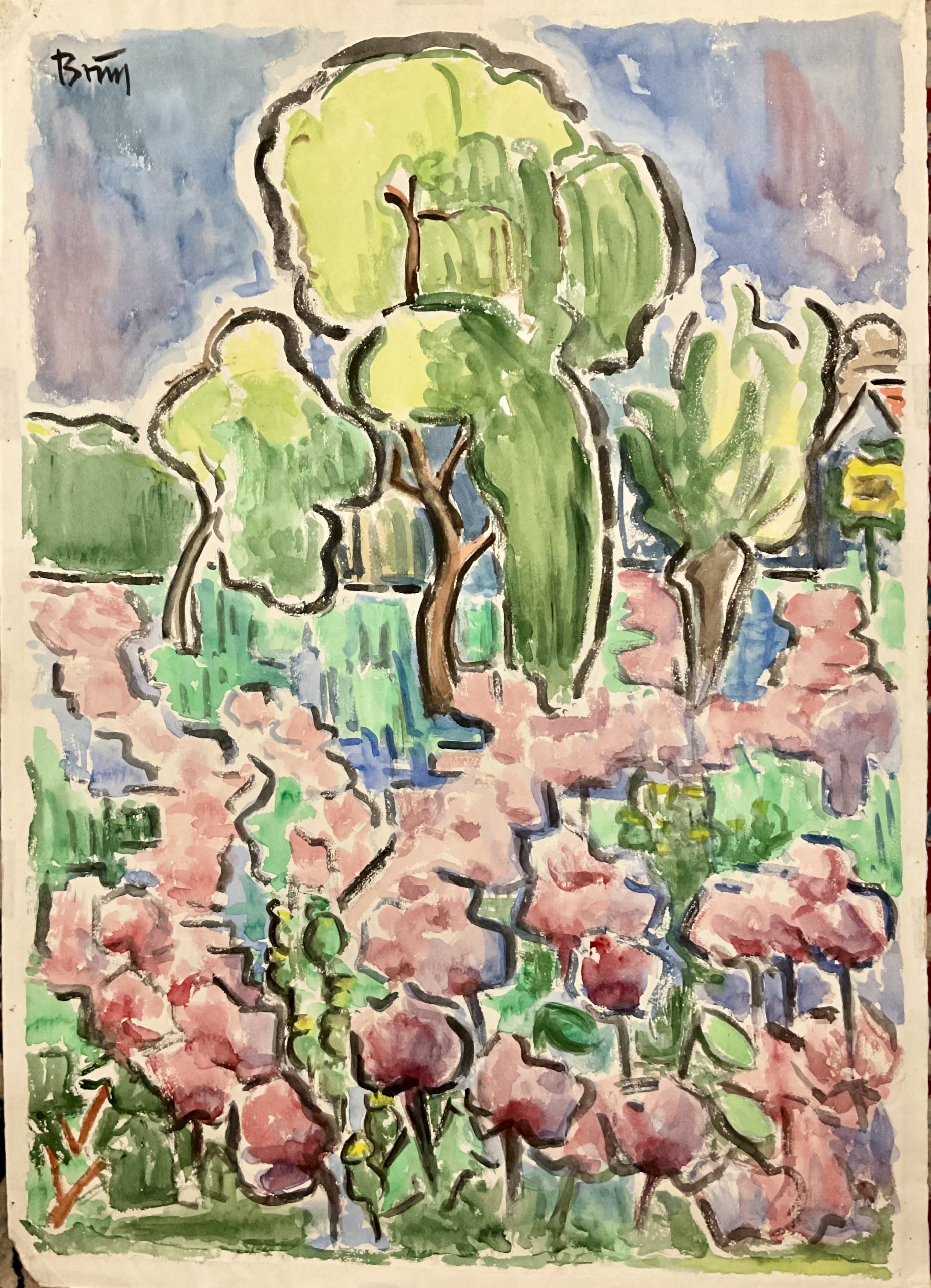 Landschaft mit blumen – jetzt im kunsthandel berlin entdecken Landschaft mit blumen • kunst & antiquitäten berlin