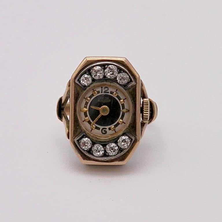 Glashütte uhrenring vorderansicht