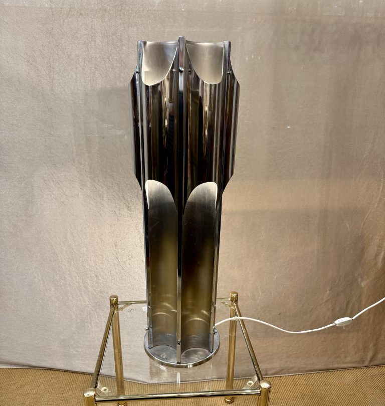 Maison Charles; Space Age Chromlampe, 1970er • Kunst & Antiquitäten Berlin