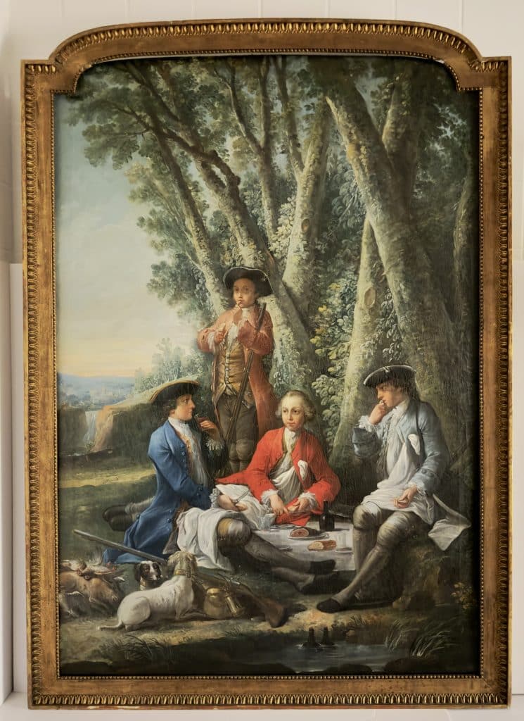 Jagdgesellschaft bei der rast​ • kunst & antiquitäten berlin