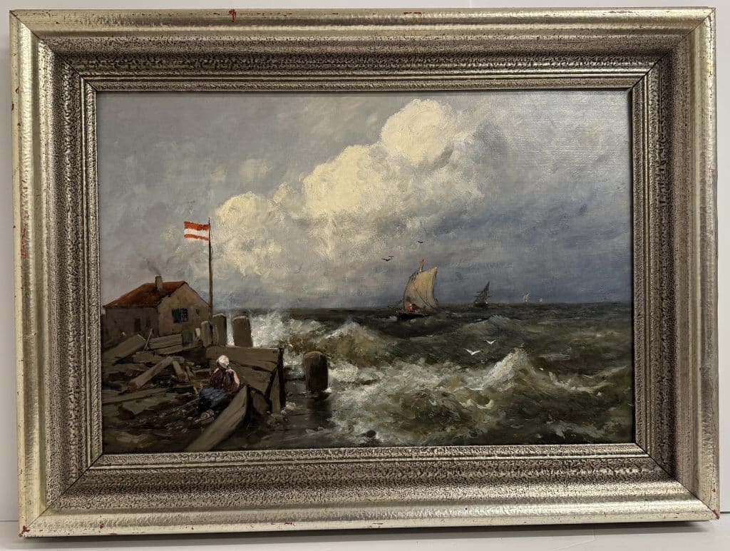 Adolf kaufmann - stürmische see • kunst & antiquitäten berlin