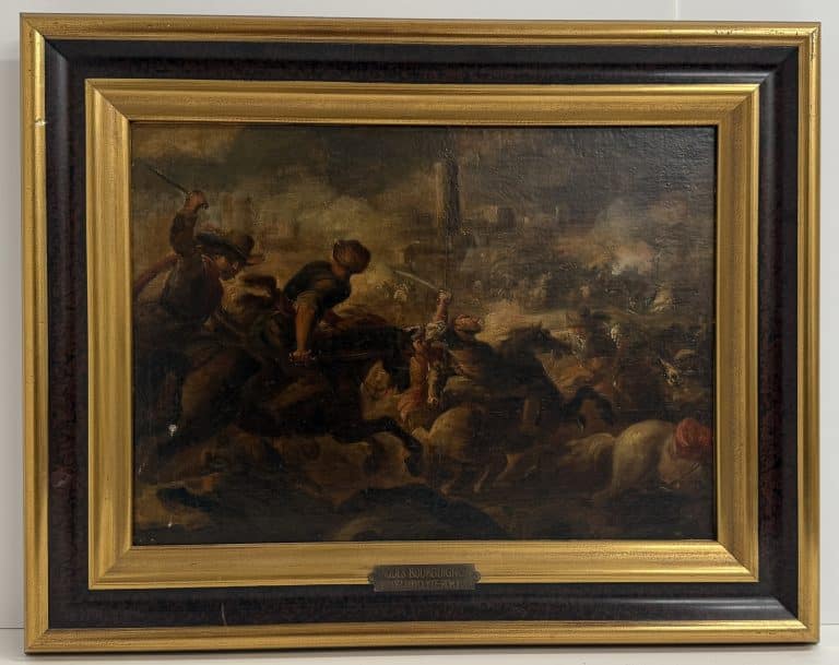 Jacques courtois - schlachtenszene 2/2 • kunst & antiquitäten berlin