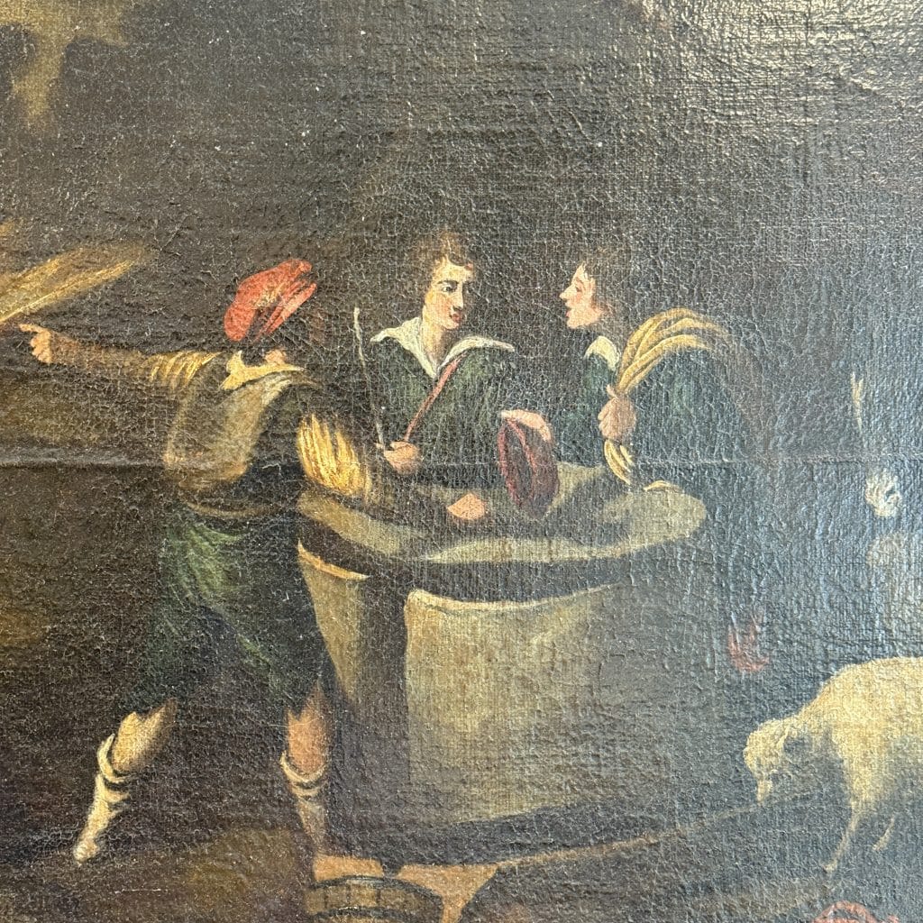 Francisco collantes - die begegnung von jakob und rahel am brunnen • kunst & antiquitäten berlin