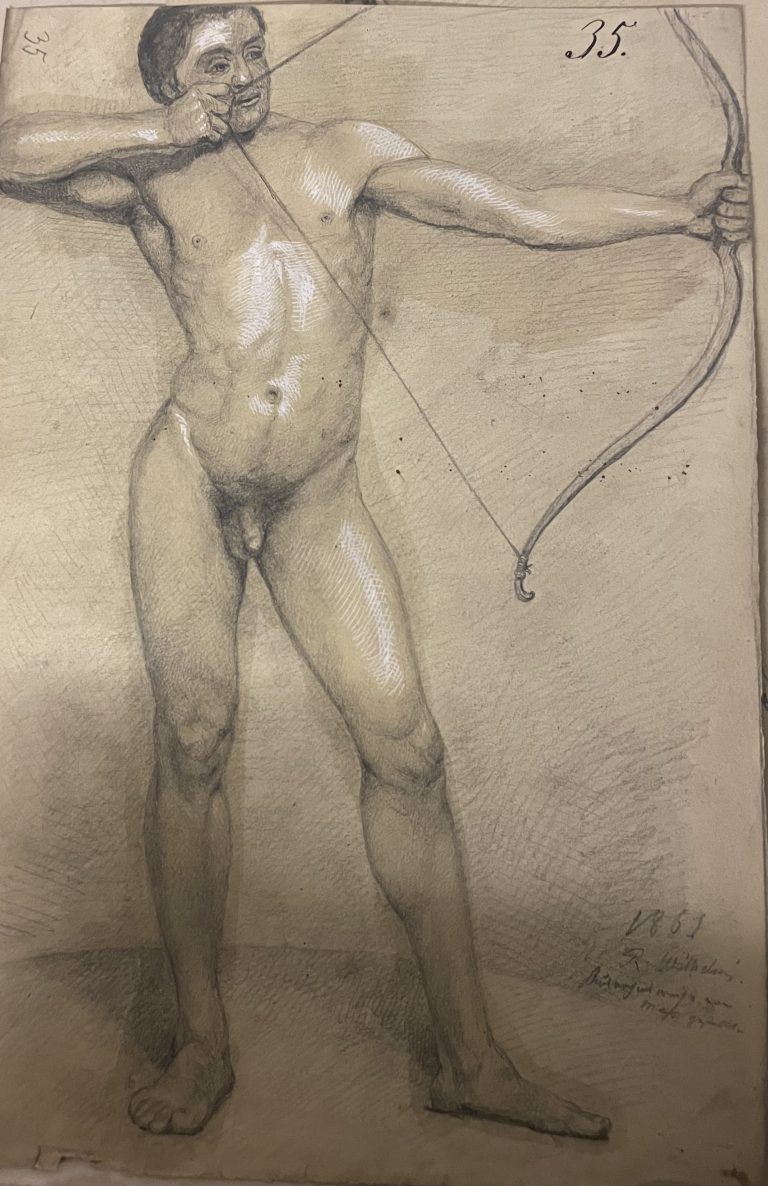 R. Wilhelmi bogenschütze – jetzt im kunsthandel berlin entdecken R. Wilhelmi bogenschütze • kunst & antiquitäten berlin