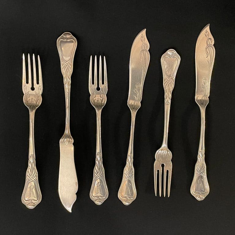 Vogeler fischbesteck • kunst & antiquitäten berlin