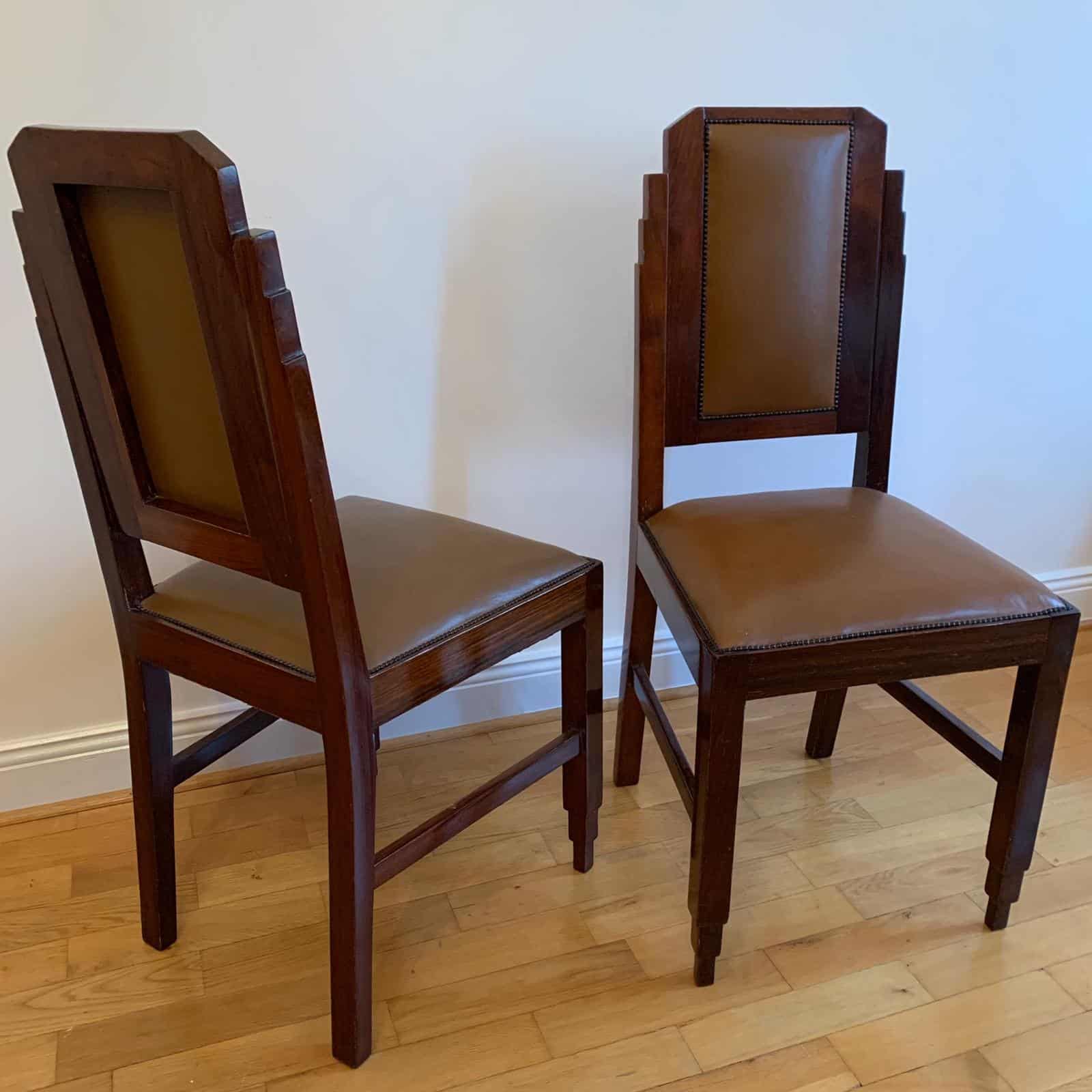 Art Déco Tisch und Stühle • Antik Center Berlin